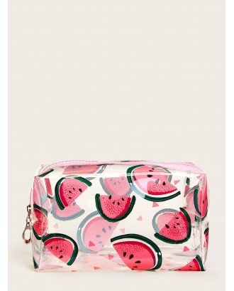 Watermelon Pattern Waterproof Makeup Bag
