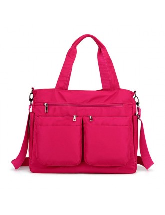 Women Nylon Large Capacity Handbag Multi-pocket Crossbody Bag