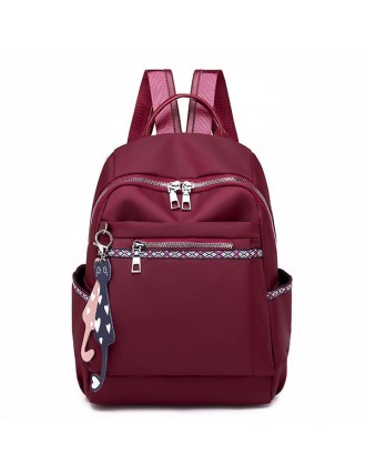 Women Travel Leisure Backpack Oxford Shoulder Bag