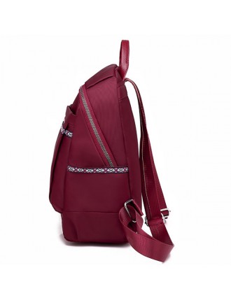 Women Travel Leisure Backpack Oxford Shoulder Bag